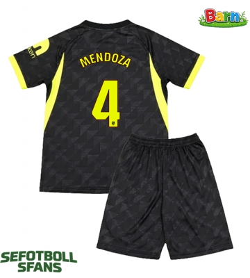 Atletico Madrid Rodrigo Mendoza #4 Bortaställ Barn 2026-27 Kortärmad (+ Korta byxor)